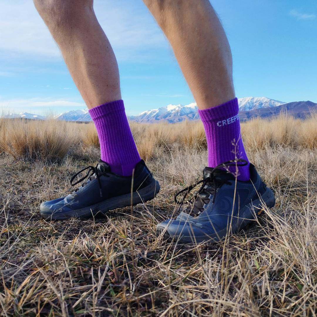 Purple Haze | Purple Merino Toe Socks